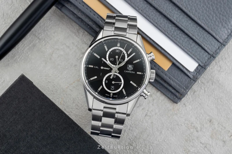 Tag Heuer Carrera chronograph steel automatic men's watch CAR2110-0 [2601517]