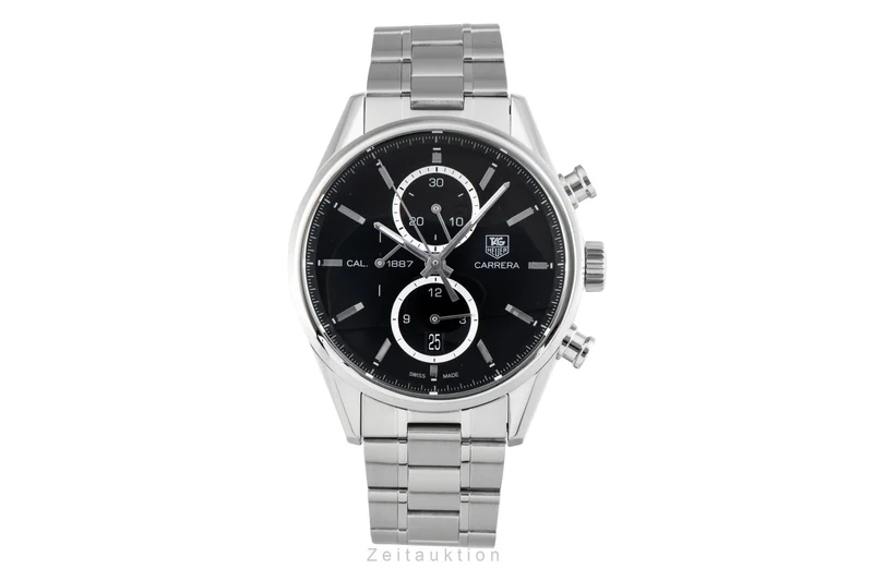 Tag Heuer Carrera chronograph steel automatic men's watch CAR2110-0 [2601517]