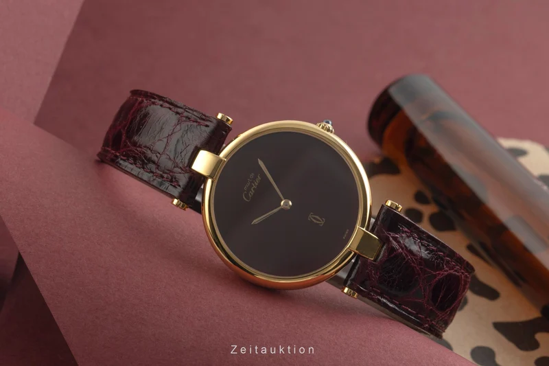 Cartier Vendome silver-gilt quartz unisex [2601483]