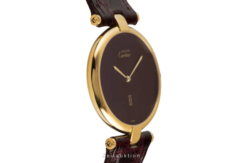 Cartier Vendome silver-gilt quartz unisex [2601483]