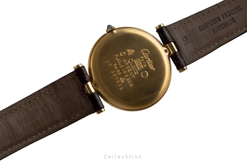 Cartier Vendome silver-gilt quartz unisex [2601483]