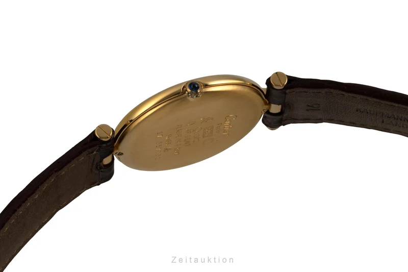 Cartier Vendome silver-gilt quartz unisex [2601483]