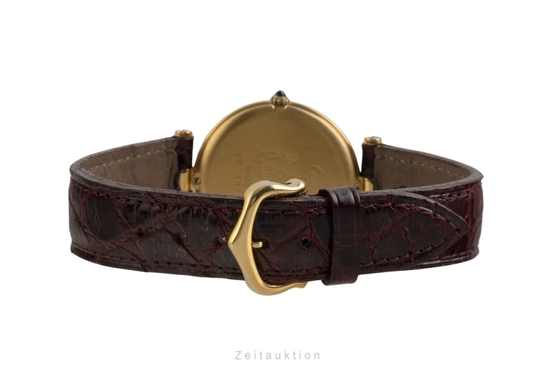 Cartier Vendome silver-gilt quartz unisex [2601483]