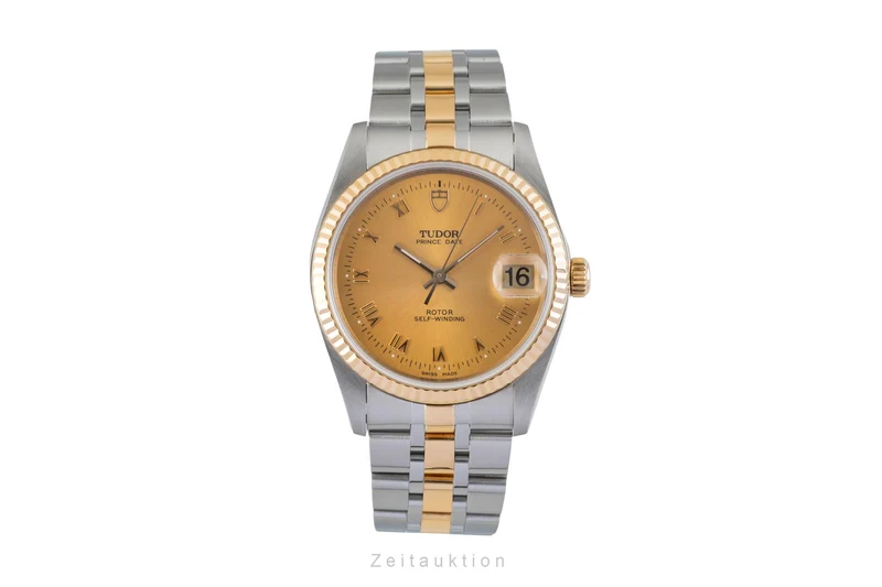Tudor Prince Date steel / gold automatic men's watch 74033 [2601580]