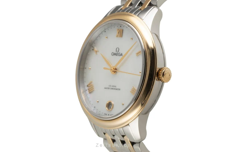 Omega De Ville steel / gold automatic women's watch 434.20.34.20.05.002 LP: 9900EUR [2601992]