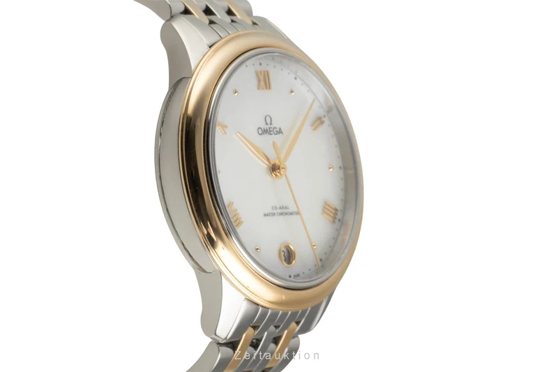 Omega De Ville steel / gold automatic women's watch 434.20.34.20.05.002 LP: 9900EUR [2601992]