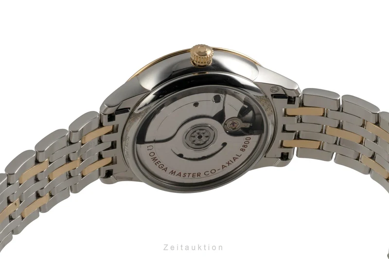 Omega De Ville steel / gold automatic women's watch 434.20.34.20.05.002 LP: 9900EUR [2601992]