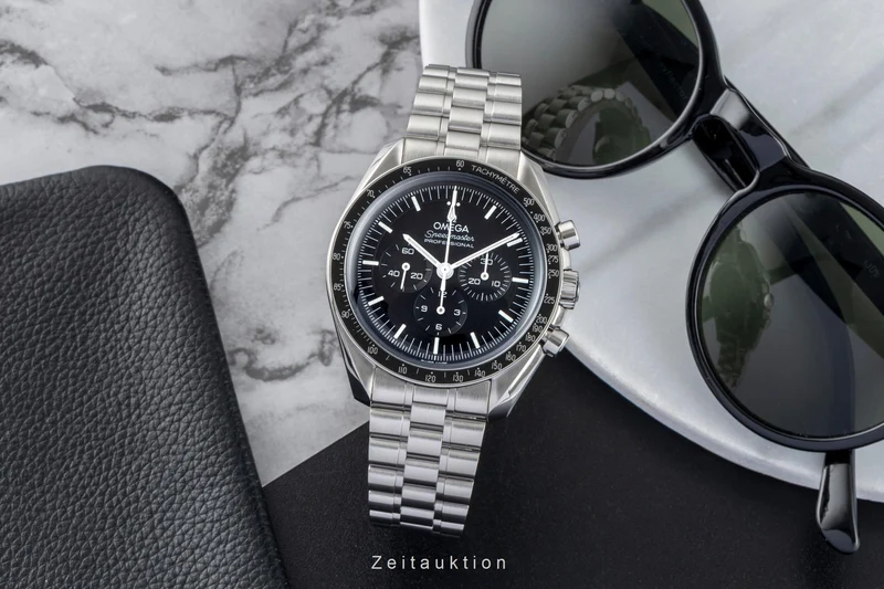 Omega Speedmaster Moonwatch chronograph steel manual winding men's watch 310.30.42.50.01.001 LP: 7600EUR [2602354]