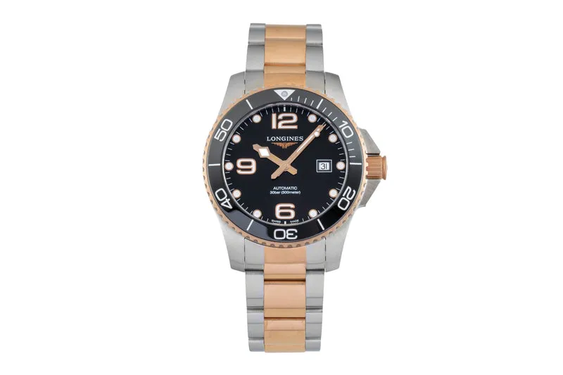 Longines Hydro Conquest steel automatic men's watch L3.782.3.58.7 LP: 2200EUR [2602087]