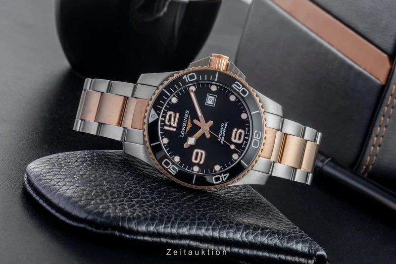 Longines Hydro Conquest steel automatic men's watch L3.782.3.58.7 LP: 2200EUR [2602087]