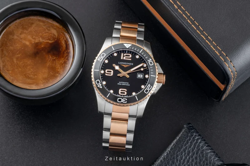 Longines Hydro Conquest steel automatic men's watch L3.782.3.58.7 LP: 2200EUR [2602087]