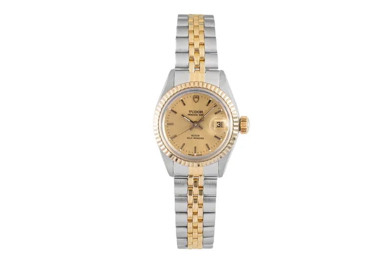 Tudor Princess Date steel / gold automatic women's watch 92413 [2602377]