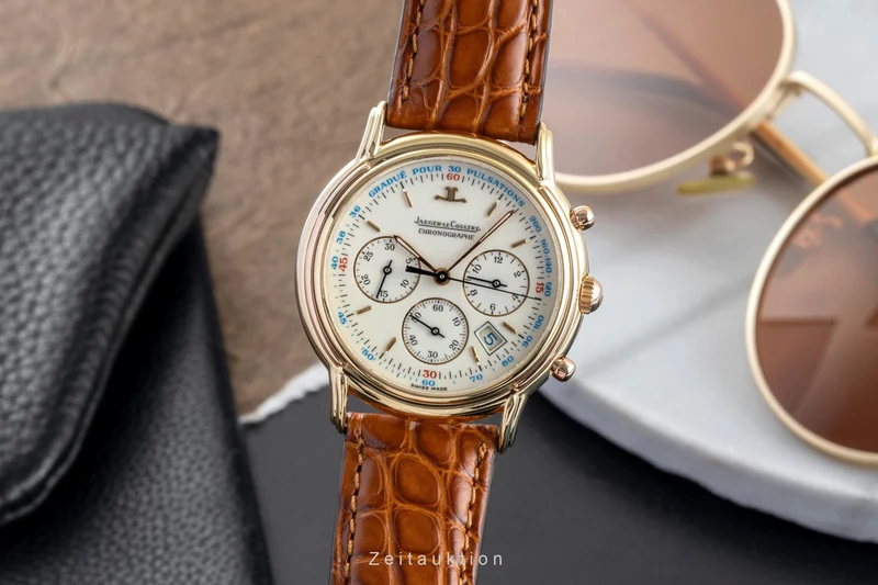Jaeger LeCoultre Odysseus chronograph 18 ct gold quartz men's watch 165.7.3 [2601929]