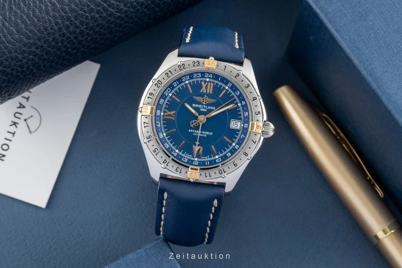 Breitling Antares steel / gold automatic men's watch B32047.1 [2601870]