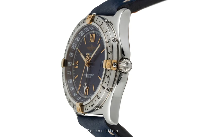Breitling Antares steel / gold automatic men's watch B32047.1 [2601870]