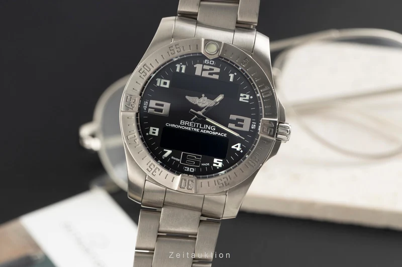 Breitling Aerospace chronograph titanium quartz men's watch E7936310/BC27 [2601917]