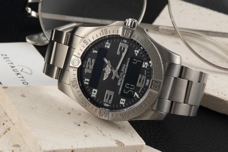 Breitling Aerospace chronograph titanium quartz men's watch E7936310/BC27 [2601917]