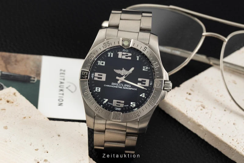Breitling Aerospace chronograph titanium quartz men's watch E7936310/BC27 [2601917]