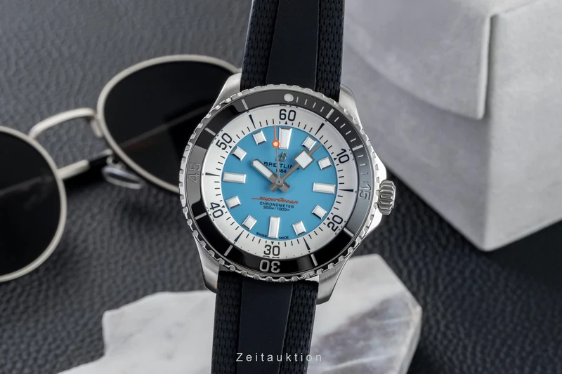 Breitling Superocean steel automatic men's watch A173763A1C1S1 Limited [2601768]