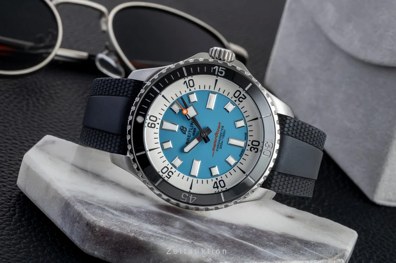 Breitling Superocean steel automatic men's watch A173763A1C1S1 Limited [2601768]