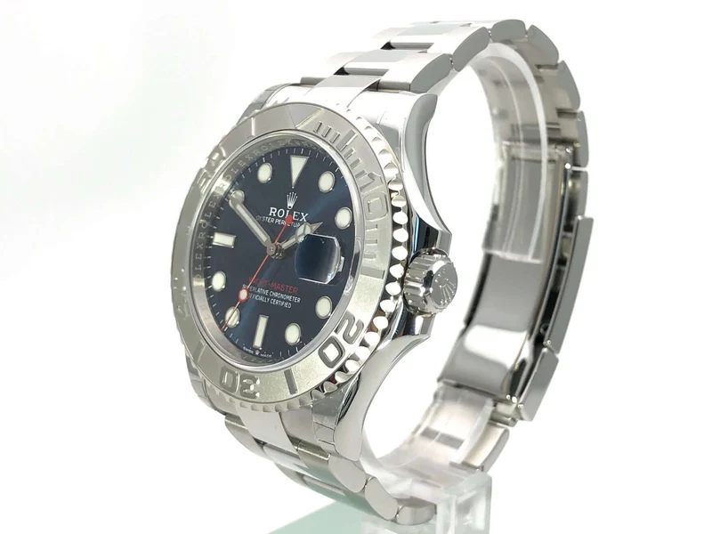 Rolex Yacht-Master 40 Oystersteel Platin 126622 Blau LC100 aus 2020