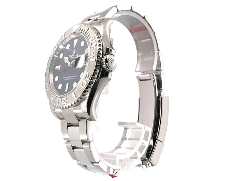 Rolex Yacht-Master 40 Oystersteel Platin 126622 Blau verklebt aus 2021