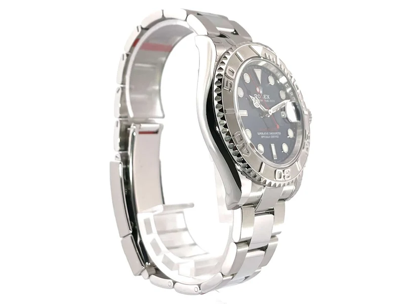 Rolex Yacht-Master 40 Oystersteel Platin 126622 Blau verklebt aus 2021