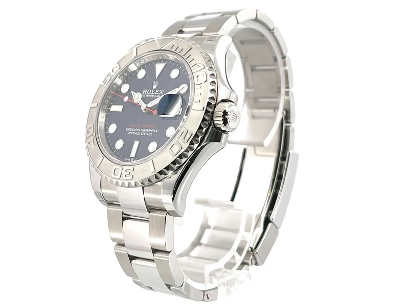 Rolex Yacht-Master 40 Oystersteel Platin 126622 Blau verklebt 11-2020