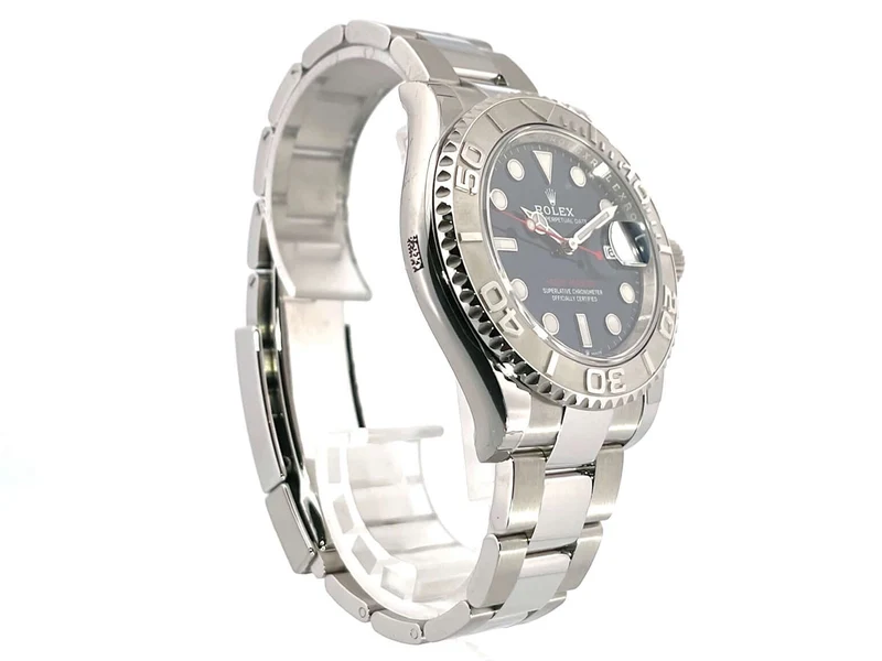 Rolex Yacht-Master 40 Oystersteel Platin 126622 Blau verklebt 11-2020
