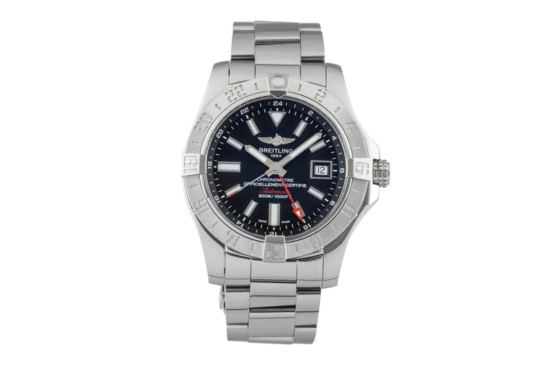 Breitling Avenger II GMT steel automatic men's watch A3239011/BC35 [2602020]