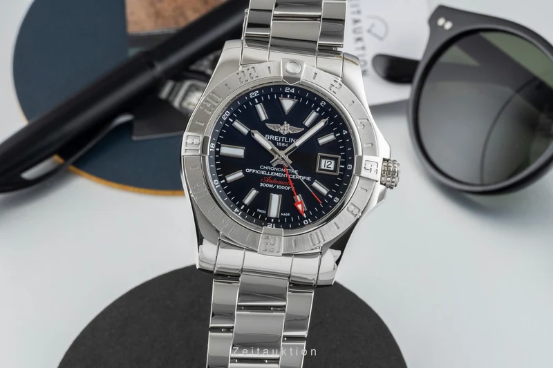 Breitling Avenger II GMT steel automatic men's watch A3239011/BC35 [2602020]