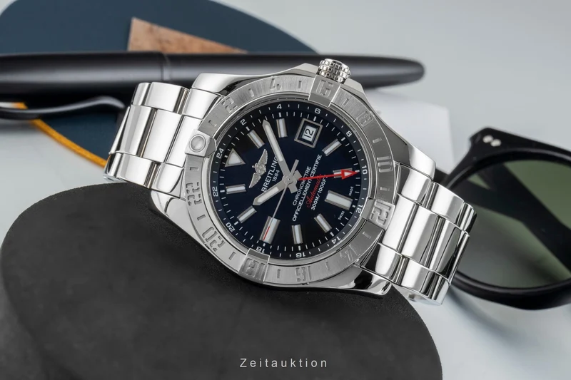 Breitling Avenger II GMT steel automatic men's watch A3239011/BC35 [2602020]