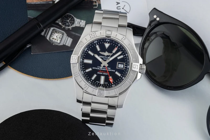 Breitling Avenger II GMT steel automatic men's watch A3239011/BC35 [2602020]