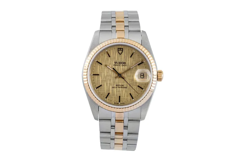 Tudor Prince Date steel / gold automatic men's watch 74033 [2601568]