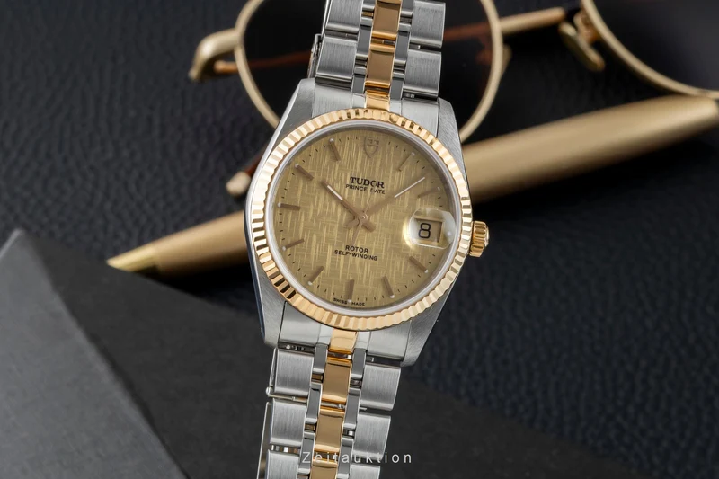 Tudor Prince Date steel / gold automatic men's watch 74033 [2601568]