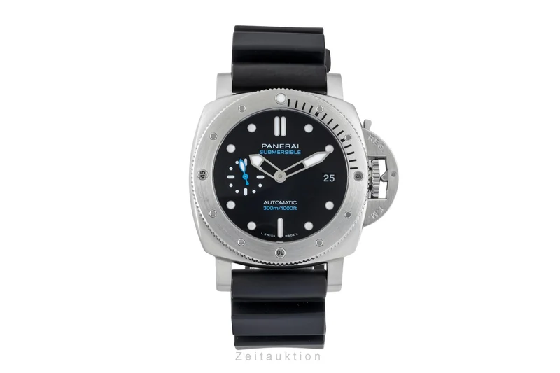 Panerai Submersible steel automatic men's watch PAM00973 LP: 9700EUR [2601954]