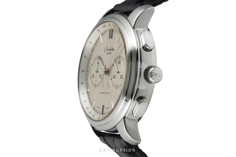 Glashütte Senator chronograph steel automatic men's watch 1-39-34-21-42-04 [2601981]