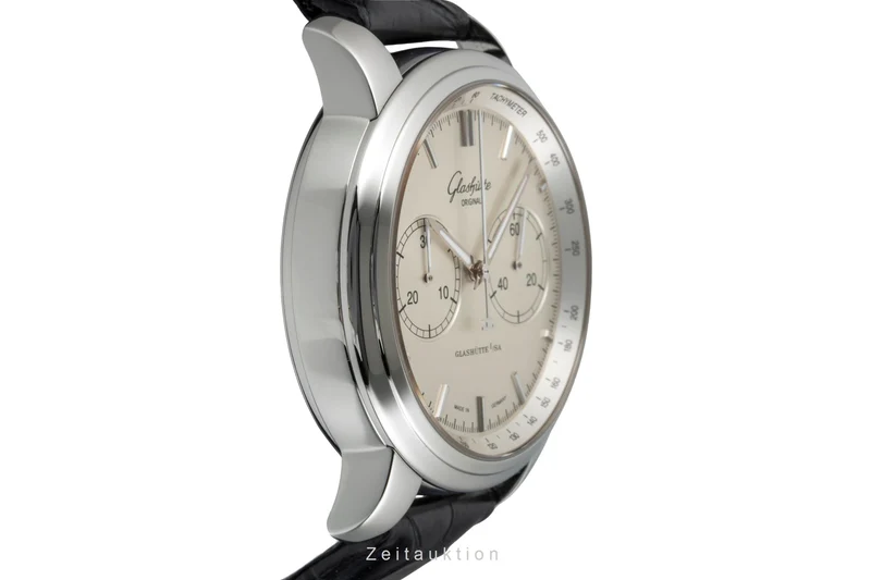 Glashütte Senator chronograph steel automatic men's watch 1-39-34-21-42-04 [2601981]