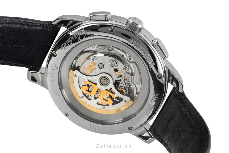 Glashütte Senator chronograph steel automatic men's watch 1-39-34-21-42-04 [2601981]