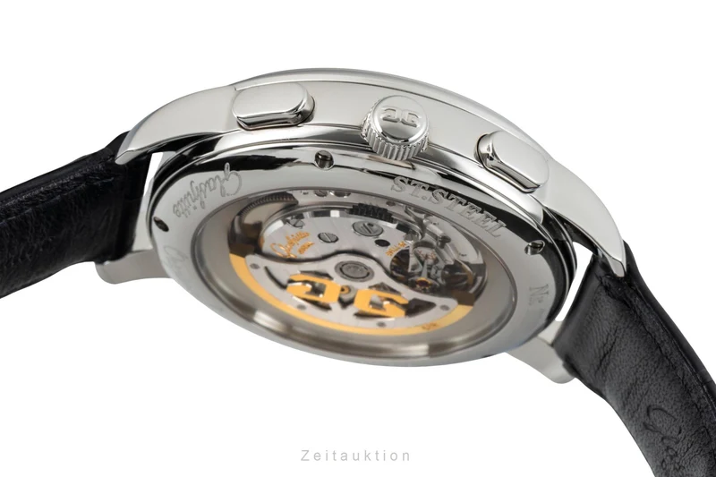 Glashütte Senator chronograph steel automatic men's watch 1-39-34-21-42-04 [2601981]