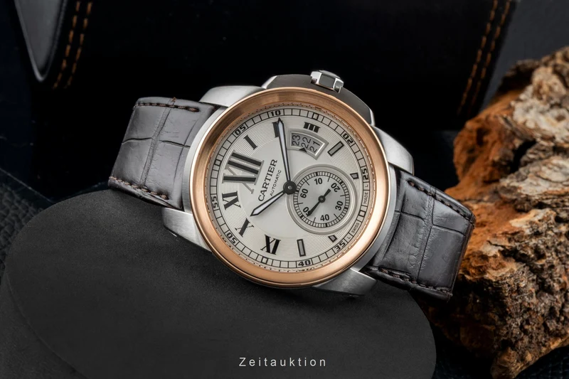 Cartier Calibre de Cartier steel / gold automatic men's watch W7100011 [2601892]