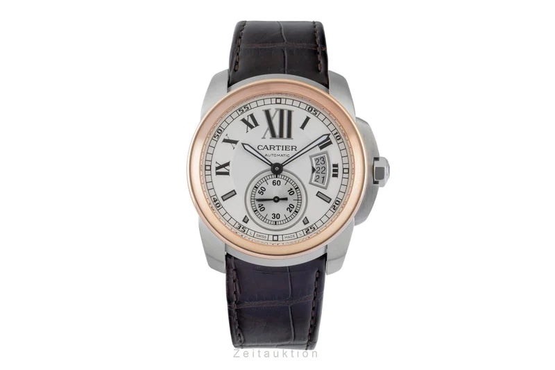 Cartier Calibre de Cartier steel / gold automatic men's watch W7100011 [2601892]
