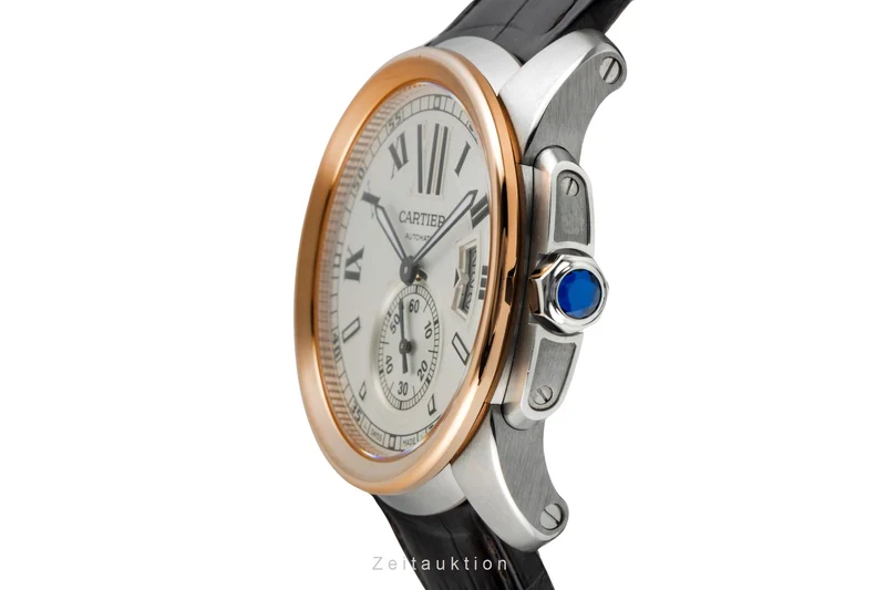 Cartier Calibre de Cartier steel / gold automatic men's watch W7100011 [2601892]