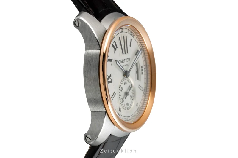 Cartier Calibre de Cartier steel / gold automatic men's watch W7100011 [2601892]