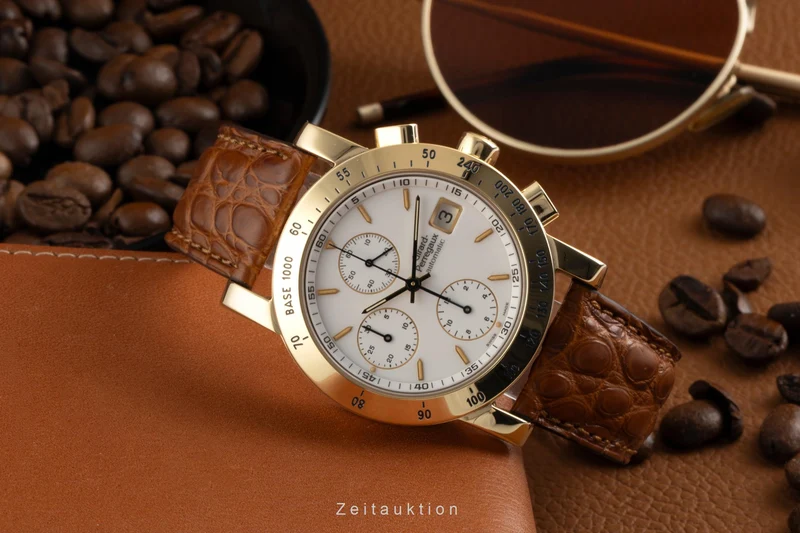 Girard Perregaux 7000 chronograph 18 ct gold automatic men's watch 7050 [2602320]