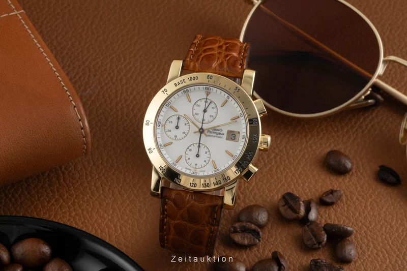 Girard Perregaux 7000 chronograph 18 ct gold automatic men's watch 7050 [2602320]