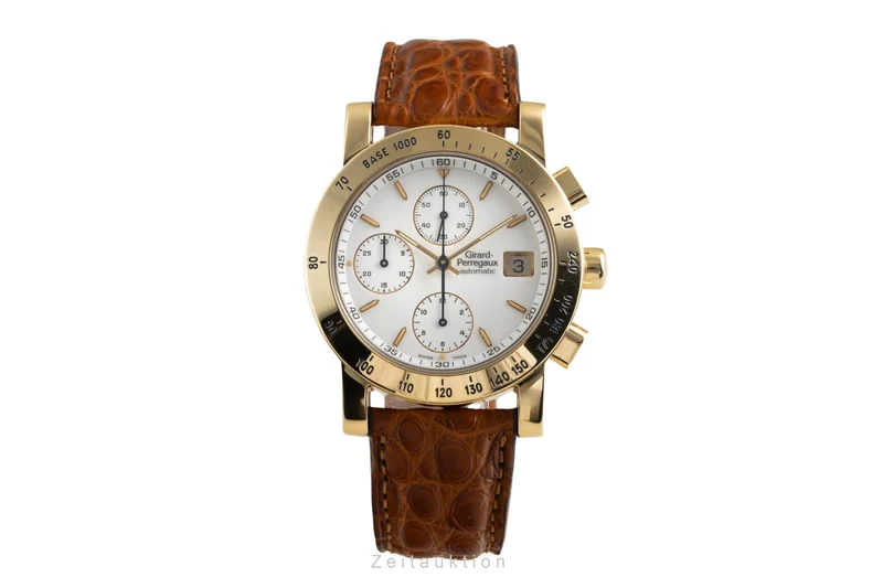 Girard Perregaux 7000 chronograph 18 ct gold automatic men's watch 7050 [2602320]