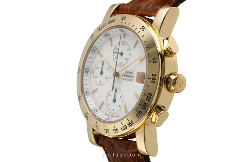 Girard Perregaux 7000 chronograph 18 ct gold automatic men's watch 7050 [2602320]