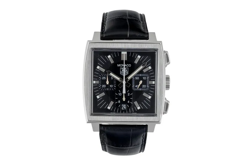 Tag Heuer Monaco chronograph steel automatic men's watch CW2111-0 [2602077]