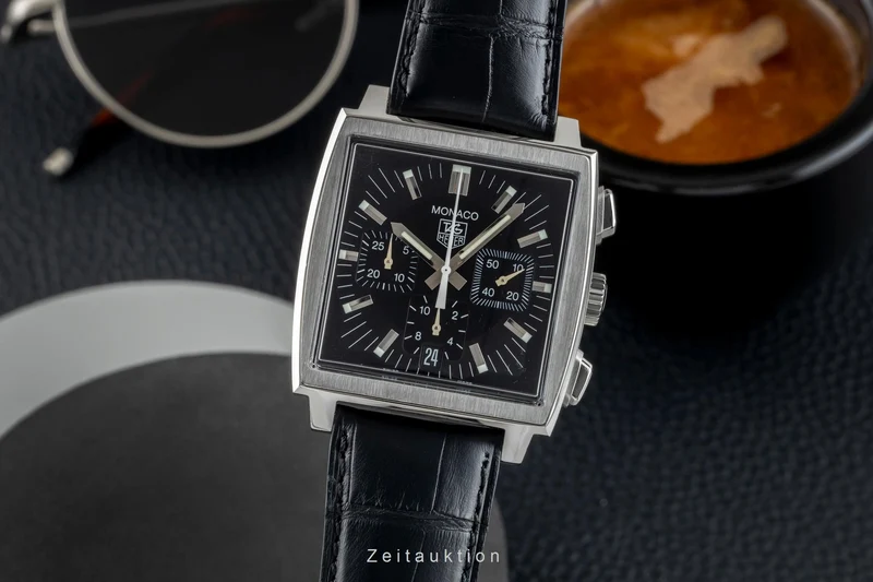 Tag Heuer Monaco chronograph steel automatic men's watch CW2111-0 [2602077]